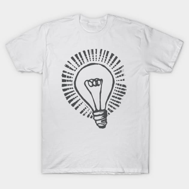 Bright Idea T-Shirt by RebeccaZablocki